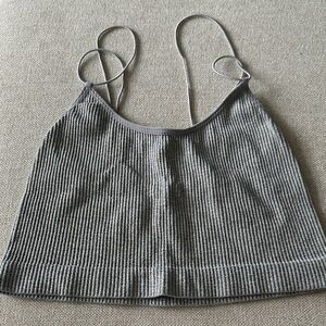 Forever 21 Gray Ribbed Camisole